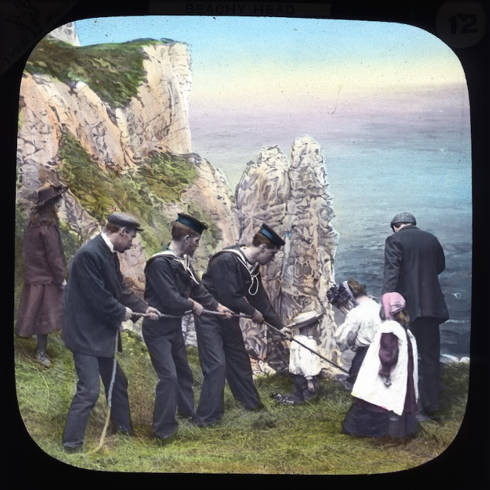 rescue on clifftop