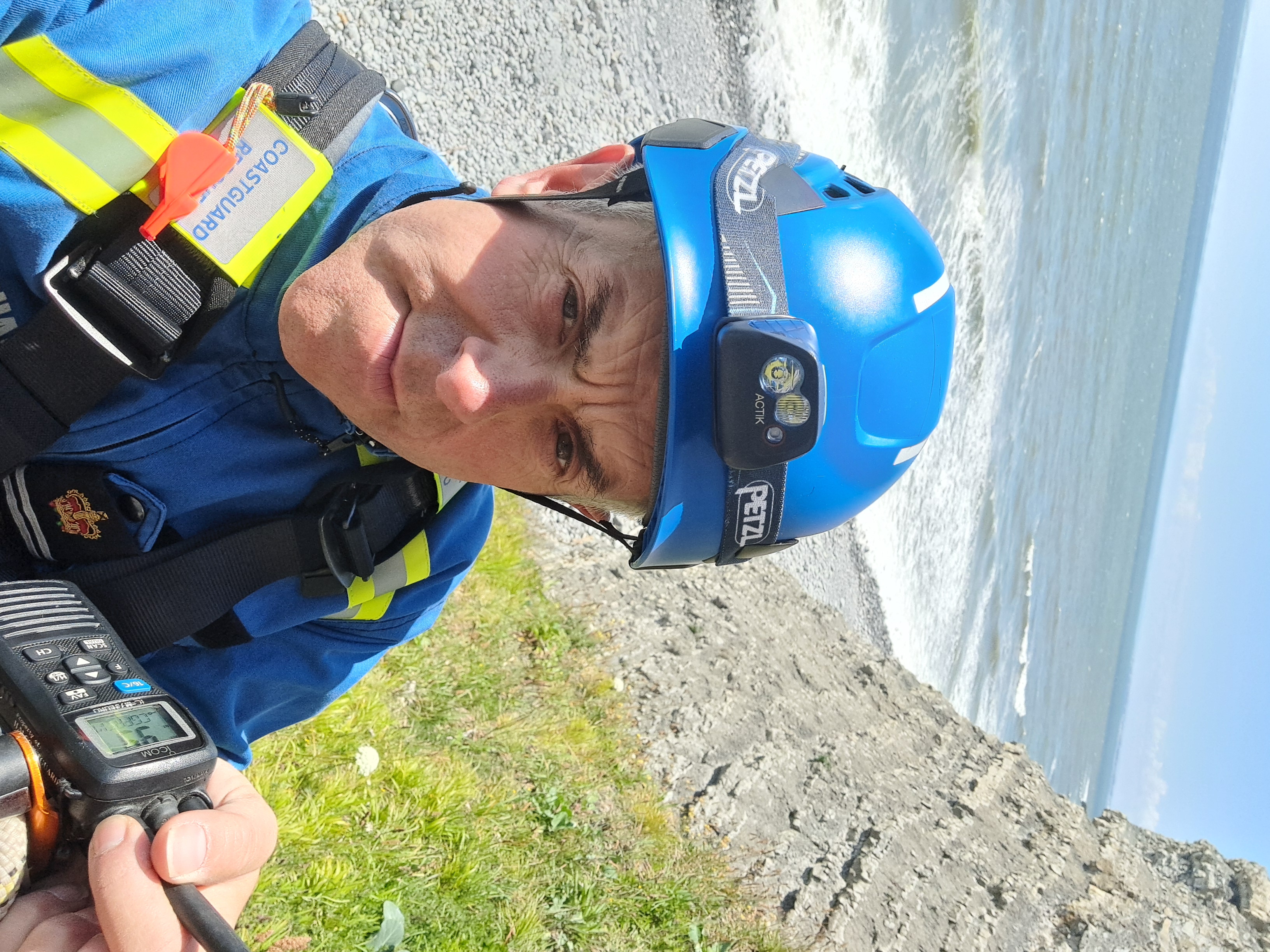 Barry Coastguard's Station Officer Chris Fletcher 