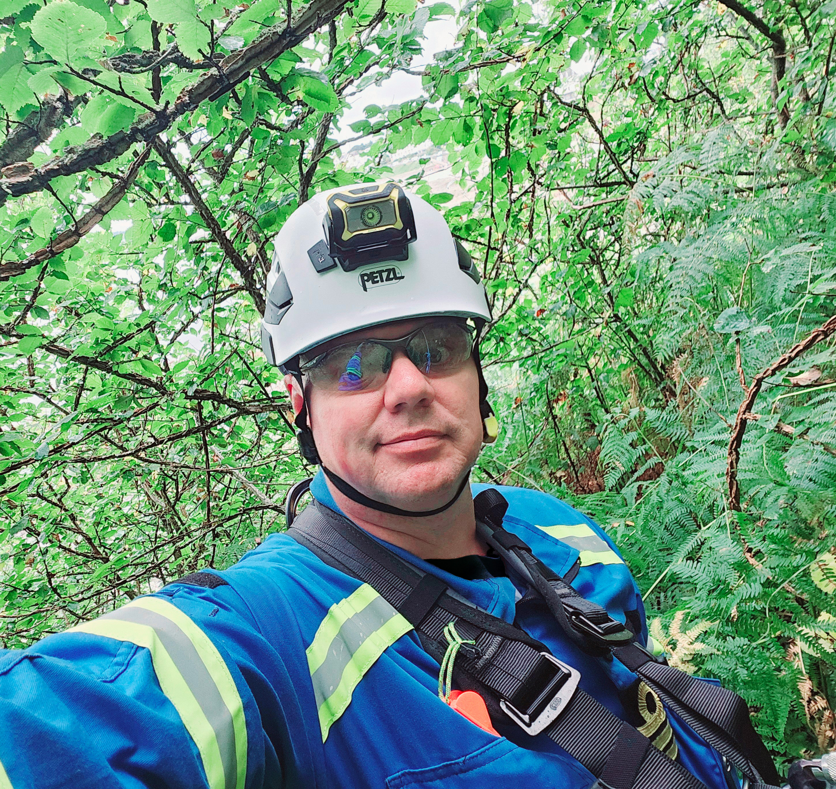 Coastal Operations Area Commander Jon Oliver in HM Coastguard uniform