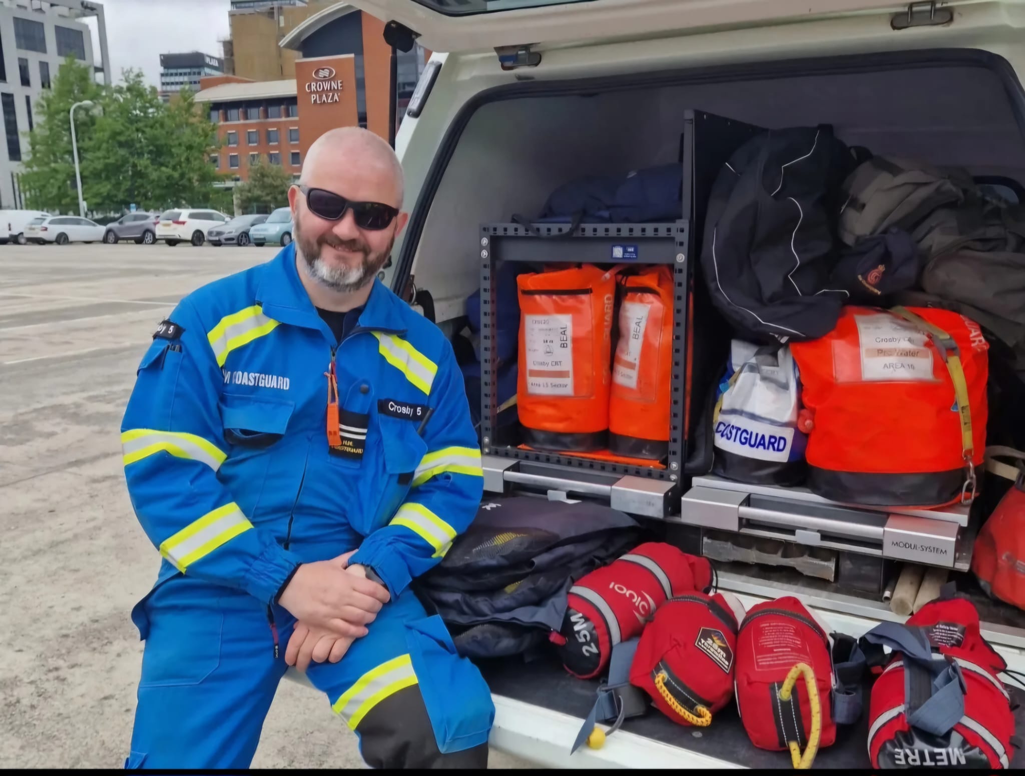 Damien, Coastguard Rescue Officer with Crosby CRT