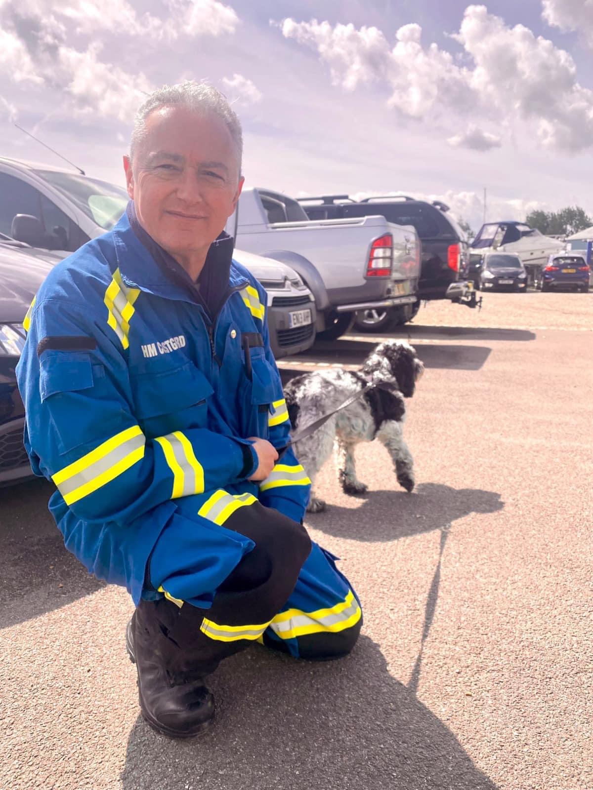 Coastguard Rescue Officer David, of the Southend Coastguard Rescue Team 