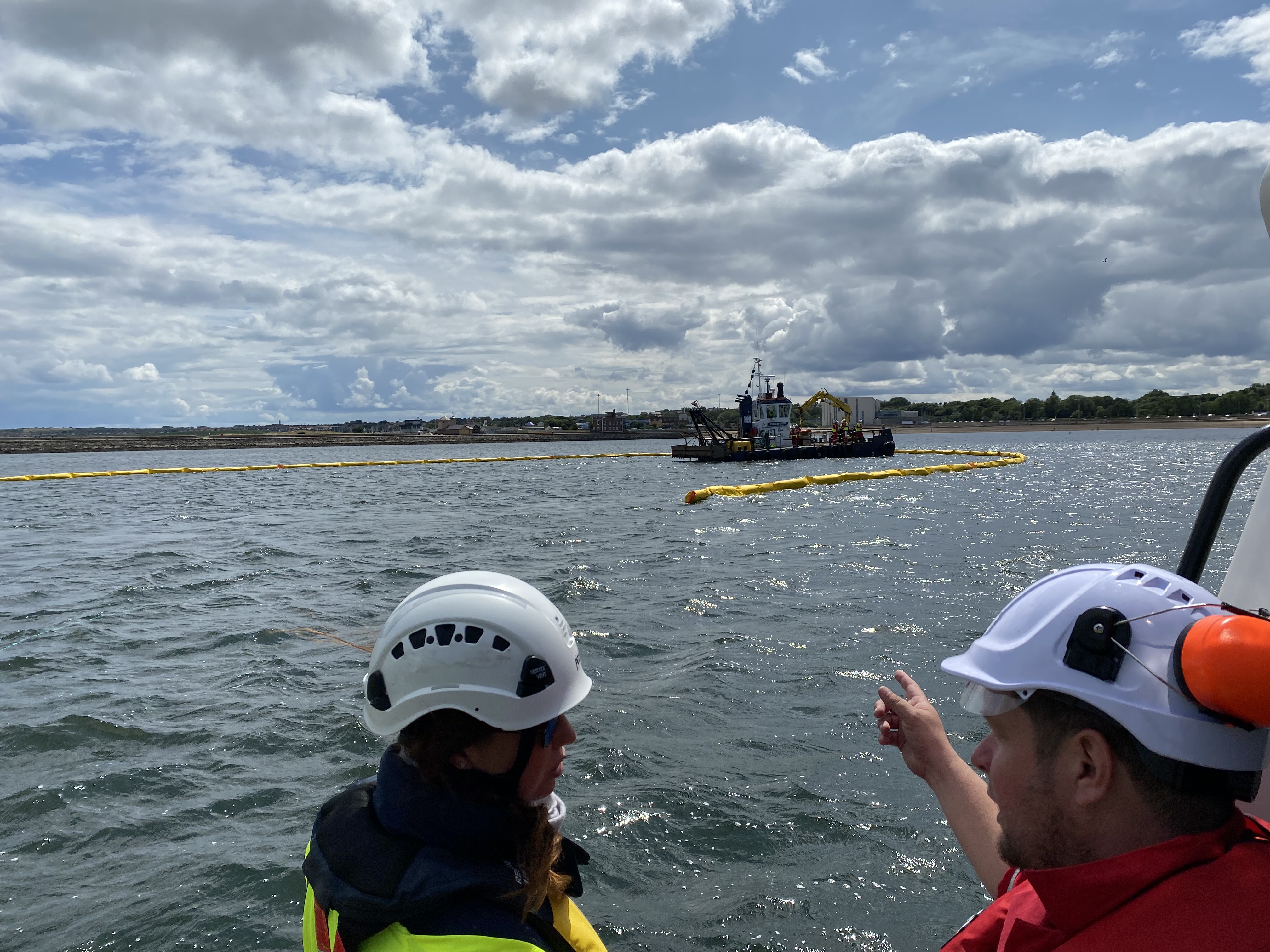 The 'speed bag' is tested on the water