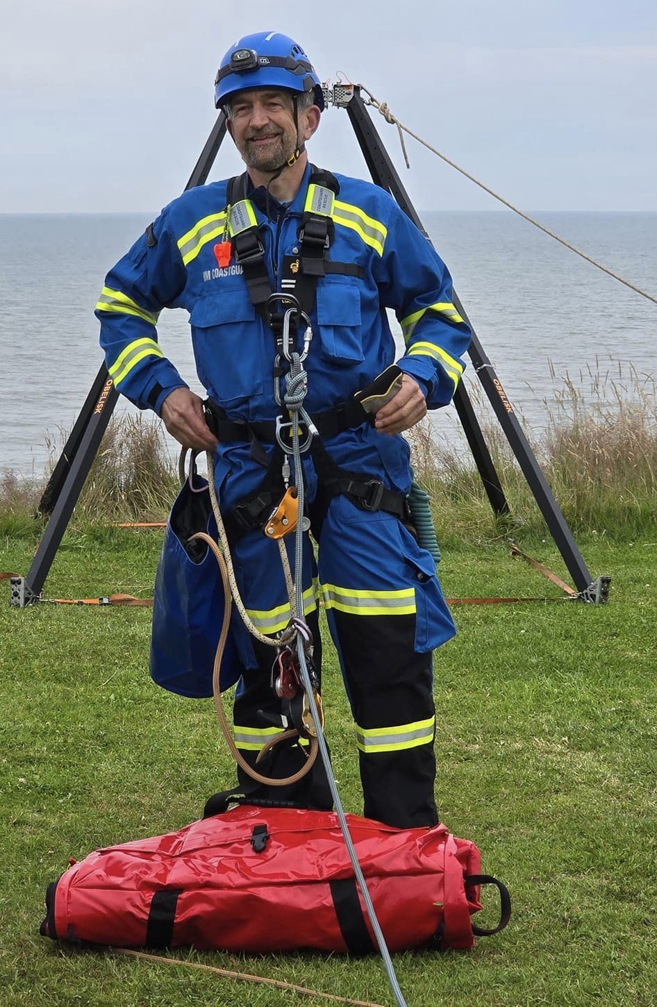Hornsea Coastguard Station Officer Jonathon Cliff