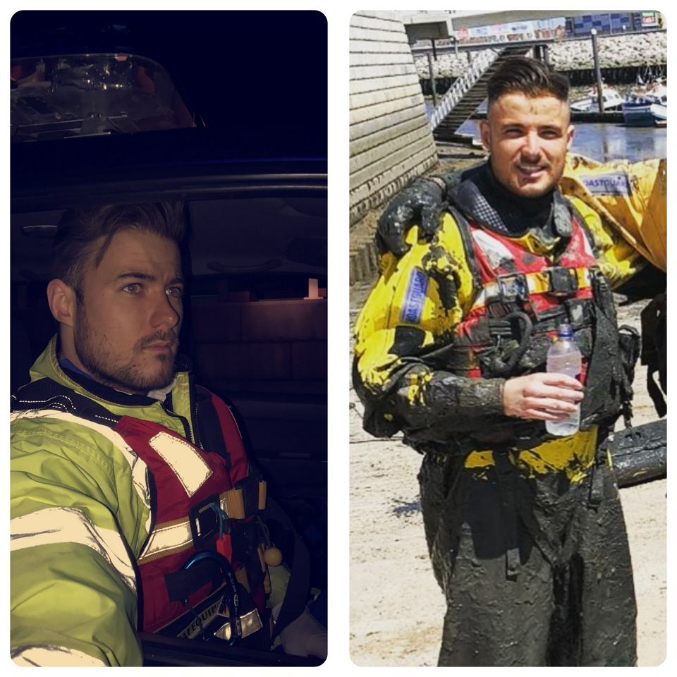 Jordan from the Rhyl Coastguard Rescue Team