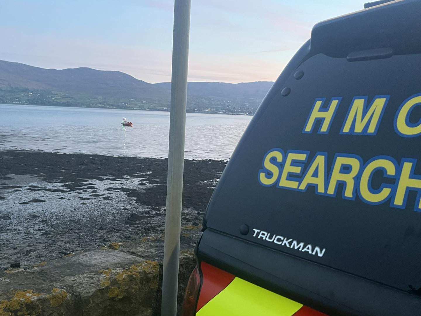 View across Carlingford Lough, Northern Ireland 