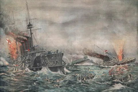 The Three Sisters tragedy unfolds in the Broad Fourteens off the Holland coast 