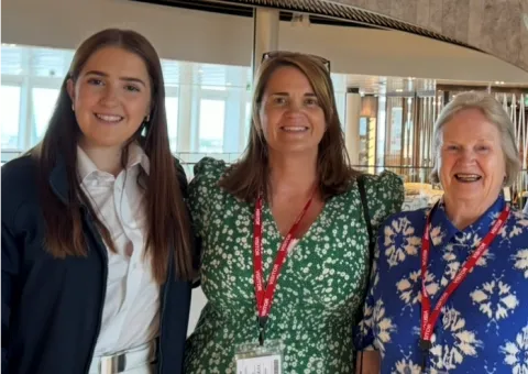 From left are Emily, Nicola and Barbara Pearson