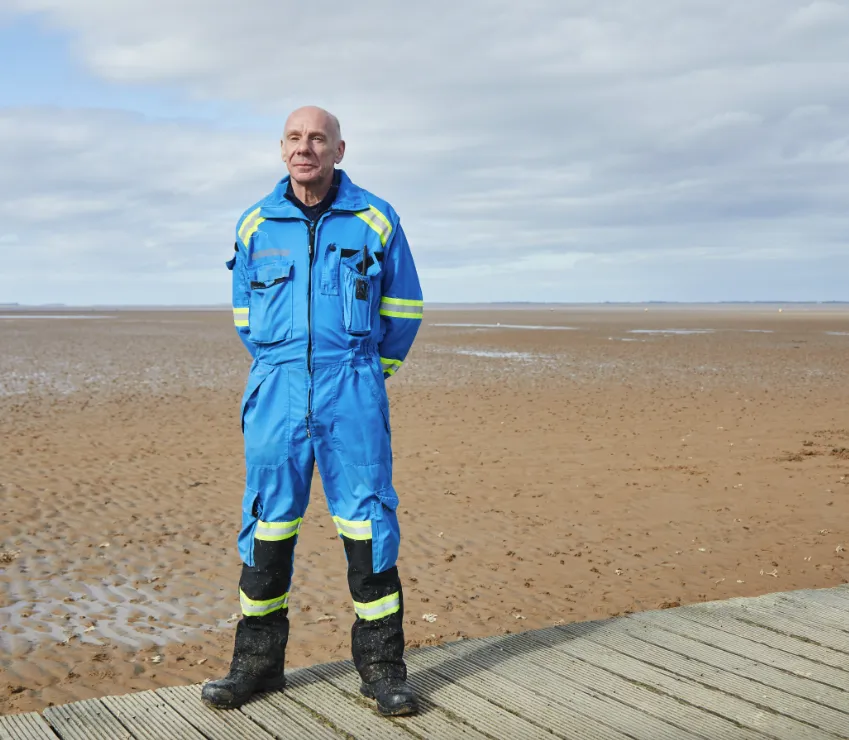 Steve on the beach