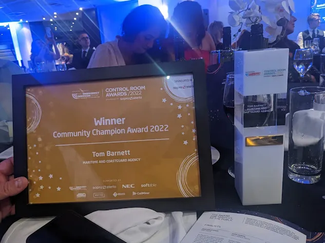 Tom's award