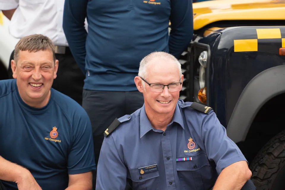 Coastguard crew at the Port of Aberdeen