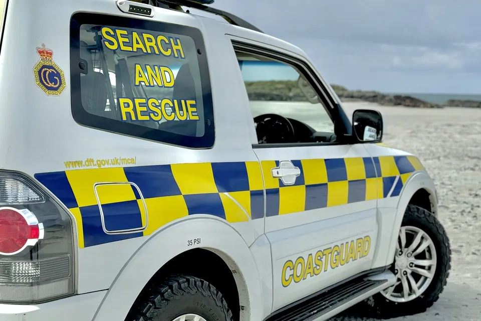 HM Coastguard rescue vehicle