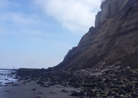 Cliff fall Ventnor