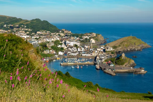 Landscape of Ilfracombe Bay