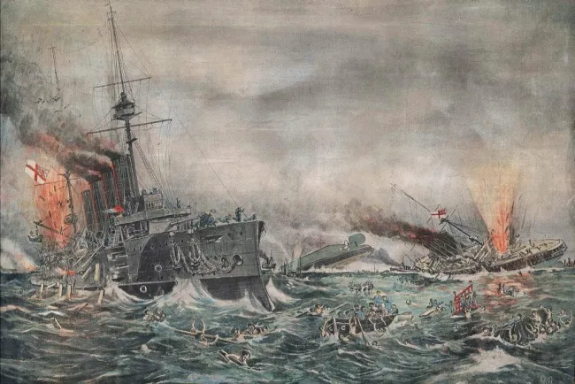 The Three Sisters tragedy unfolds in the Broad Fourteens off the Holland coast 