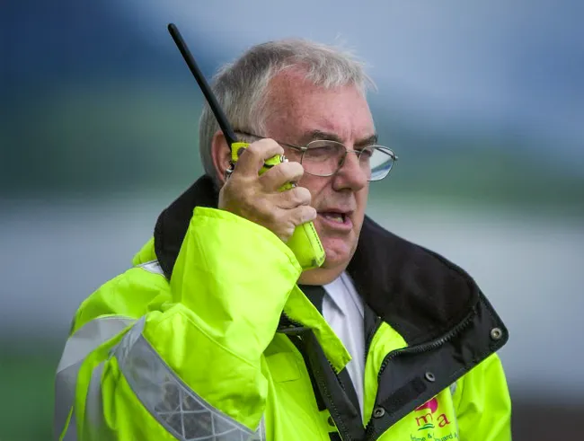 Retired HM Coastguard Section Manager Tony Wood MBE