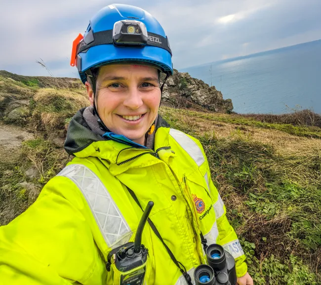Michelle Fitt, CRO at St Ives Coastguard Rescue Team 